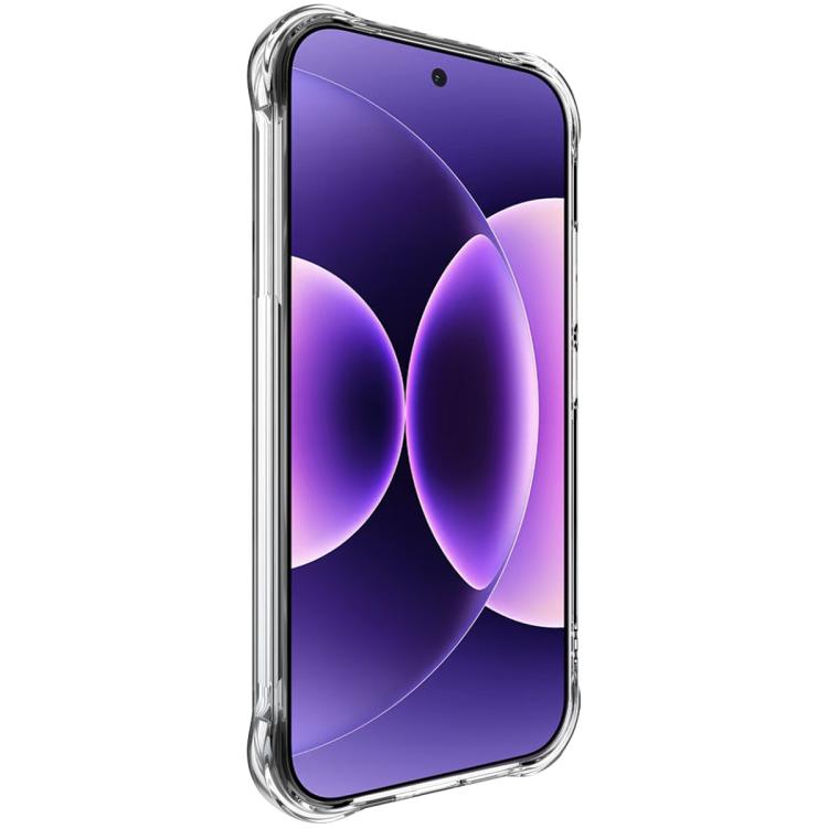 For Xiaomi 17 Pro Max imak Magnetic Shockproof Airbag TPU Phone Case - Transparent