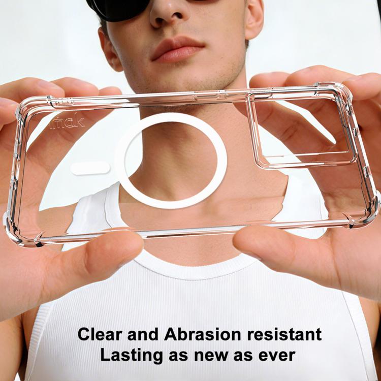 For Xiaomi 13T / 13T Pro imak Magnetic Shockproof Airbag TPU Phone Case - Transparent