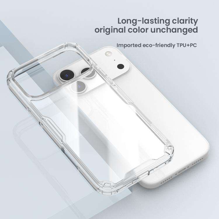 For iPhone 17 Pro Max NILLKIN Ultra Clear PC + TPU Phone Case