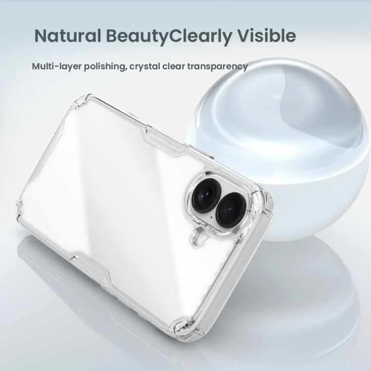 For iPhone 17 NILLKIN Ultra Clear PC + TPU Phone Case