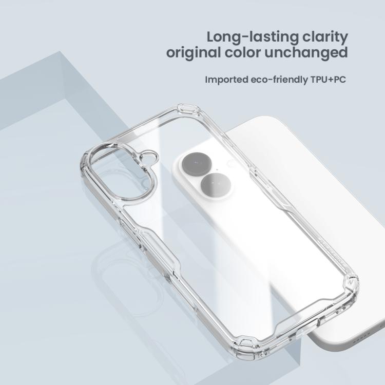 For iPhone 17 NILLKIN Ultra Clear PC + TPU Phone Case