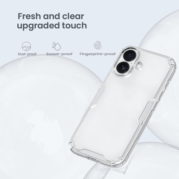 For iPhone 17 NILLKIN Ultra Clear PC + TPU Phone Case