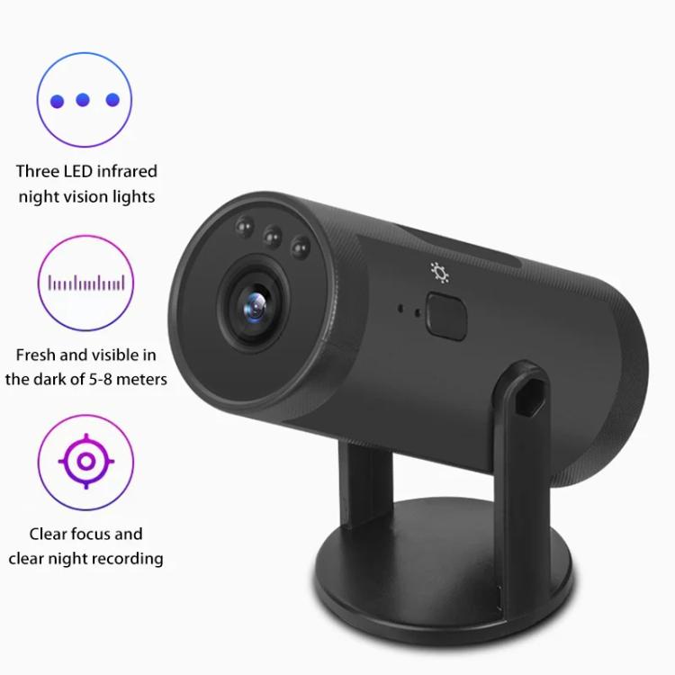 M10 0.3MP WiFi Wireless Remote Monitoring Camera for Home Pets & Kids - Black