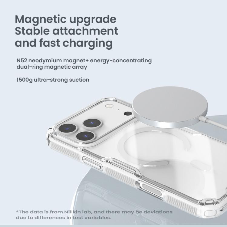 For iPhone 17 Pro Max NILLKIN Ultra Clear Magsafe PC + TPU Phone Case