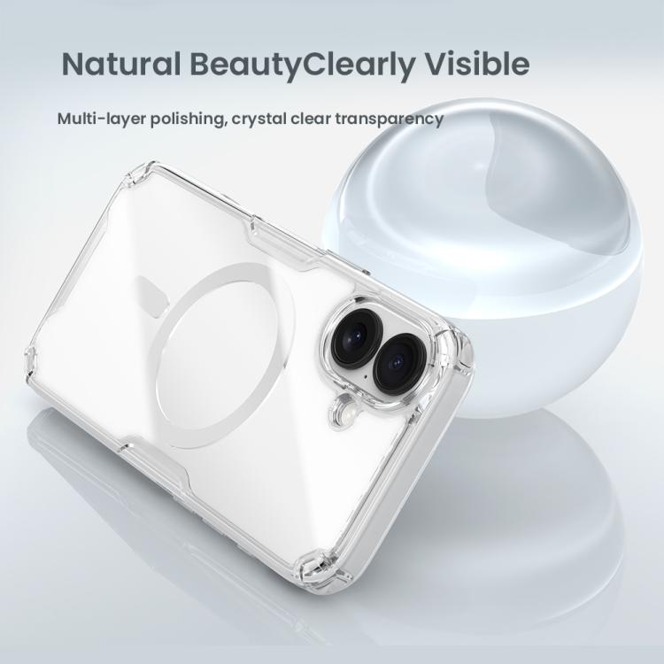 For iPhone 17 NILLKIN Ultra Clear Magsafe PC + TPU Phone Case