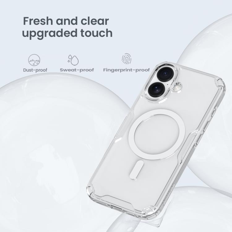 For iPhone 17 NILLKIN Ultra Clear Magsafe PC + TPU Phone Case