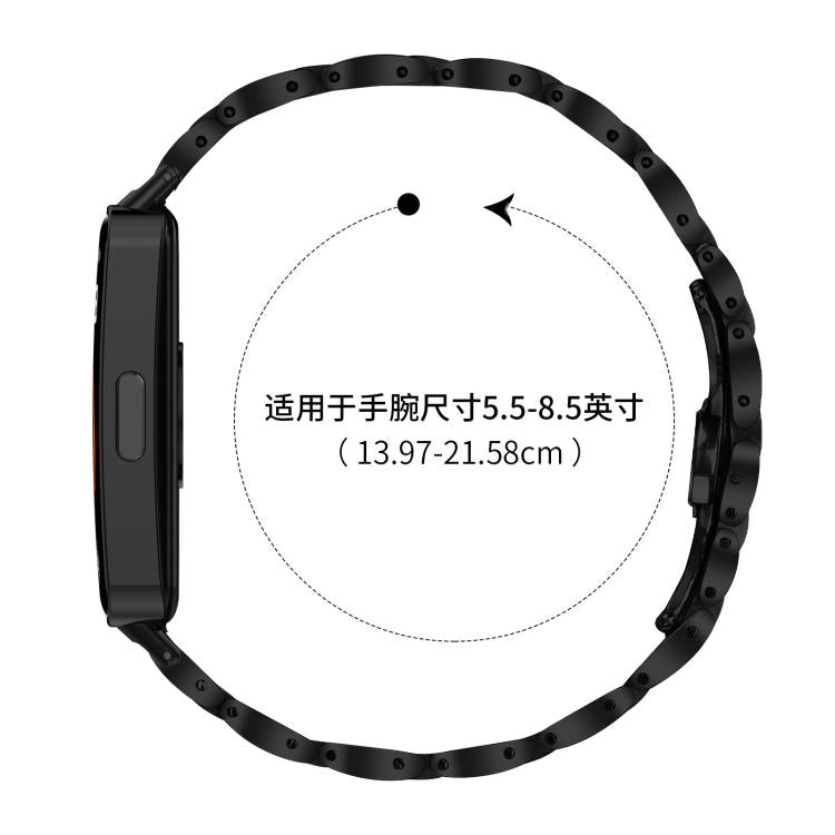 For Huawei Band 11 / Band 11 Pro Slim Butterfly Buckle Metal Stainless Steel Watch Band