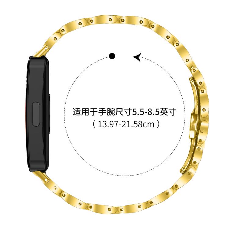 For Huawei Band 11 / Band 11 Pro Slim Butterfly Buckle Metal Stainless Steel Watch Band