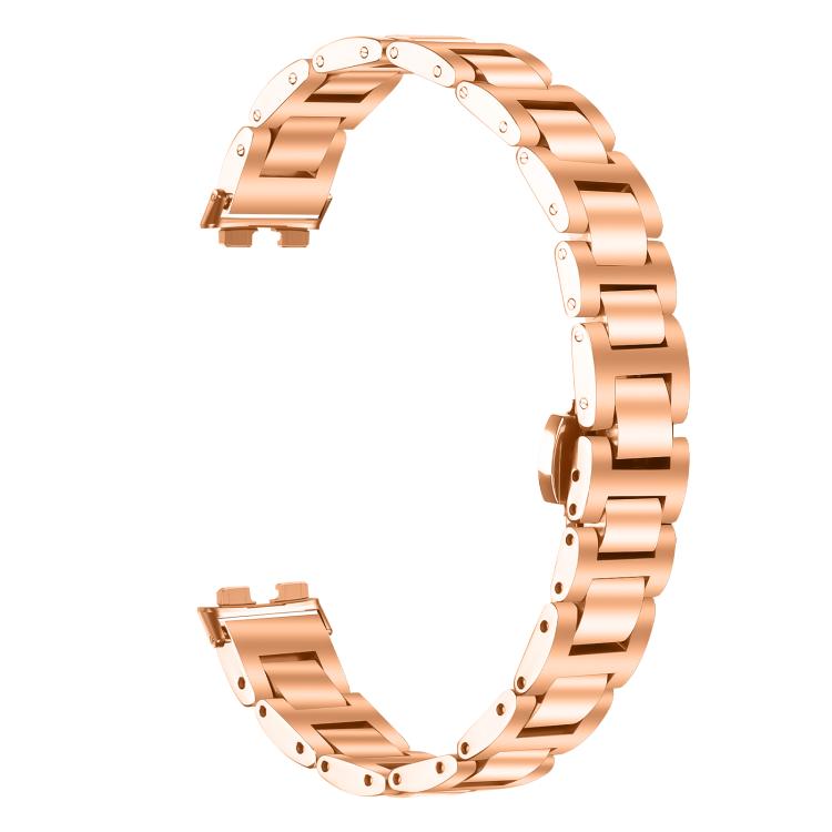 For Huawei Band 11 / Band 11 Pro Slim Butterfly Buckle Metal Stainless Steel Watch Band