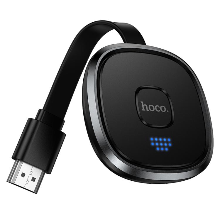 hoco UA45 HDTV to Type-C 2.4G / 5G Dual-Antenna Wireless Screen Display Adapter - Black