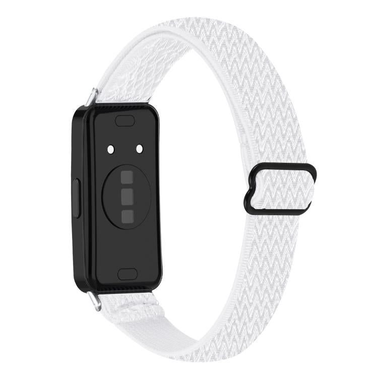For Huawei Band 11 / Band 11 Pro Buckle Wave Braided Nylon Watch Band