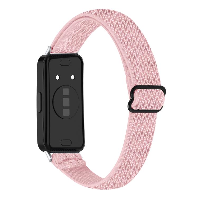 For Huawei Band 11 / Band 11 Pro Buckle Wave Braided Nylon Watch Band