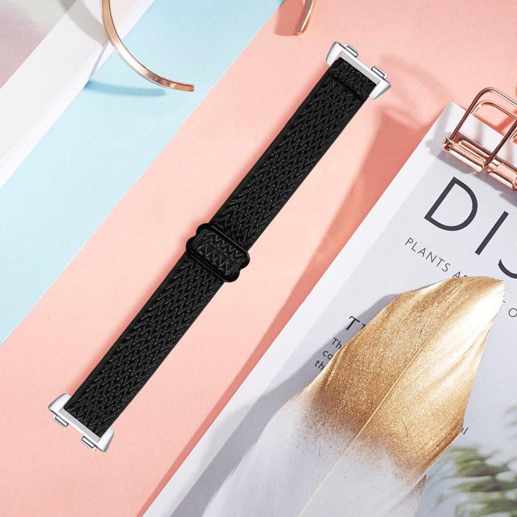 For Huawei Band 11 / Band 11 Pro Buckle Wave Braided Nylon Watch Band
