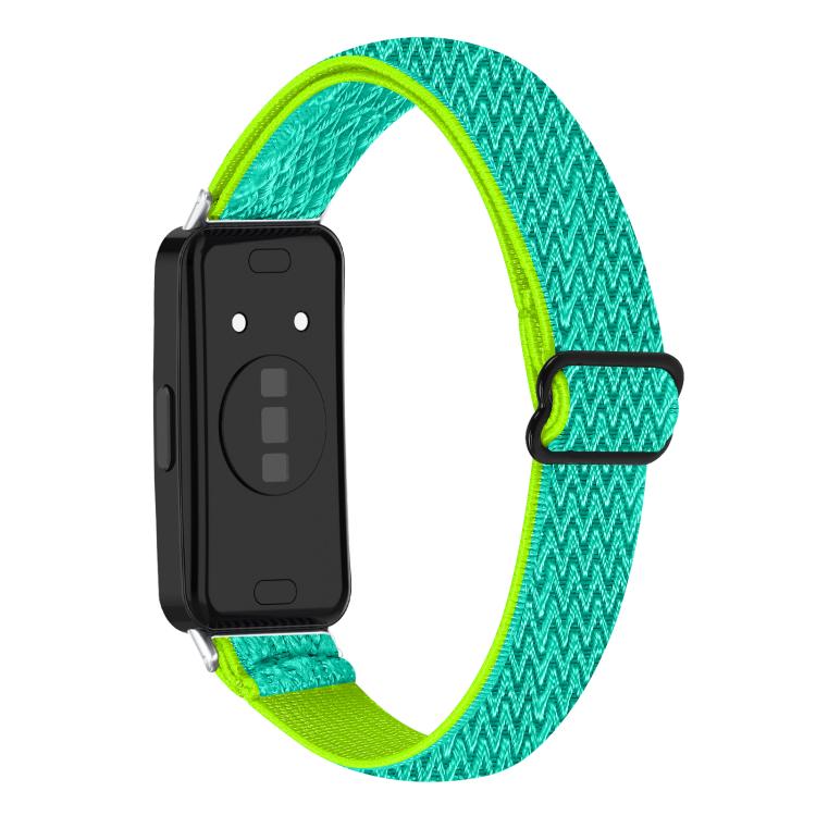 For Huawei Band 11 / Band 11 Pro Buckle Wave Braided Nylon Watch Band