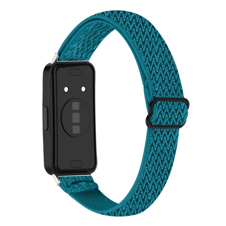 For Huawei Band 11 / Band 11 Pro Buckle Wave Braided Nylon Watch Band