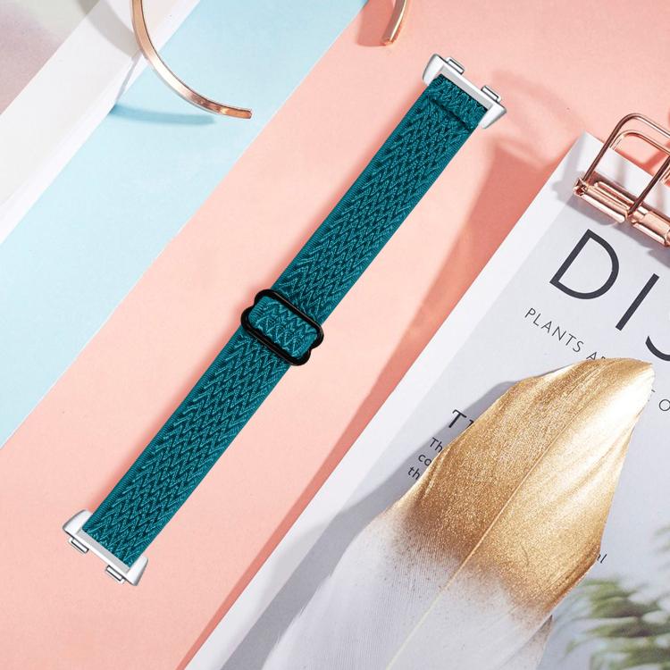 For Huawei Band 11 / Band 11 Pro Buckle Wave Braided Nylon Watch Band