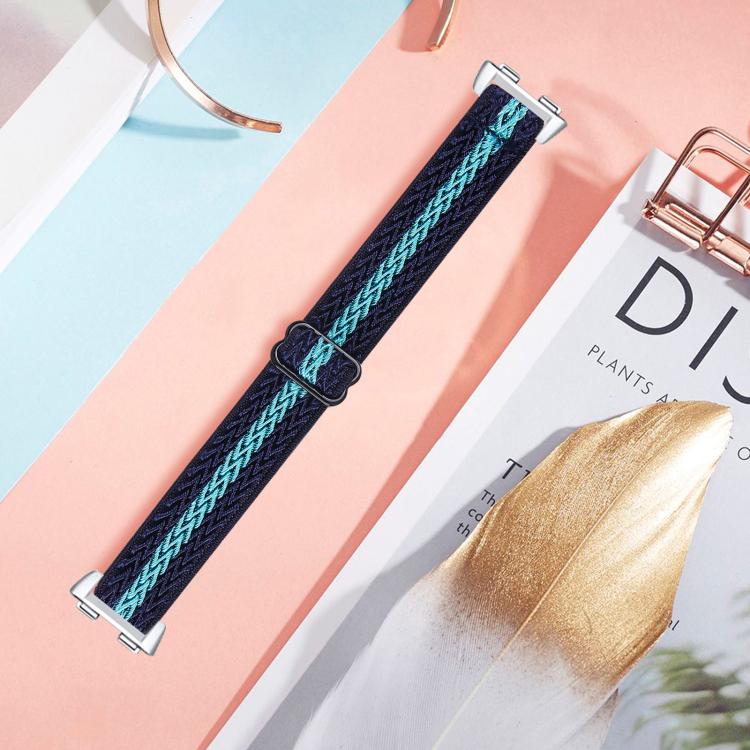 For Huawei Band 11 / Band 11 Pro Buckle Wave Braided Nylon Watch Band