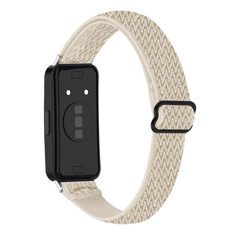 For Huawei Band 11 / Band 11 Pro Buckle Wave Braided Nylon Watch Band