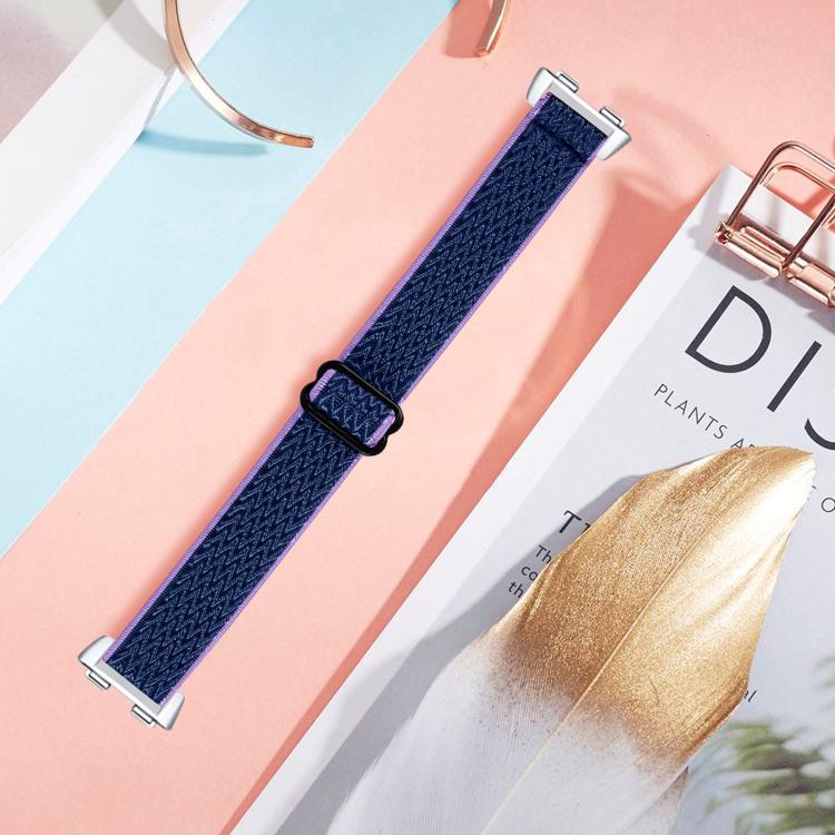 For Huawei Band 11 / Band 11 Pro Buckle Wave Braided Nylon Watch Band