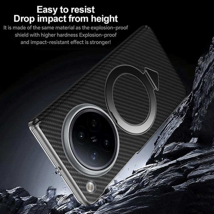 For OPPO Find N6 5G SULADA Kevlar Texture MagSafe Magnetic Holder Phone Case