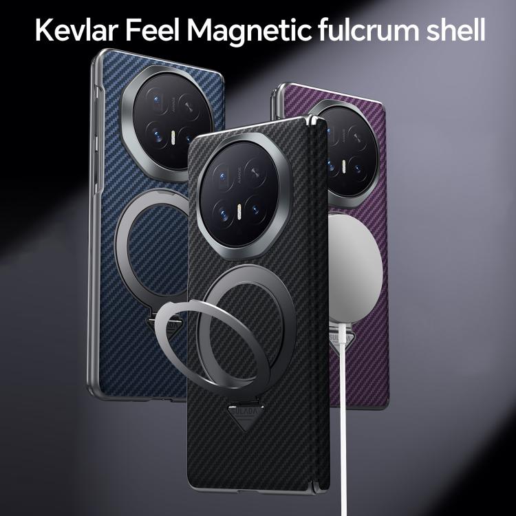 For Honor Magic V6 SULADA Kevlar Texture MagSafe Magnetic Holder Phone Case