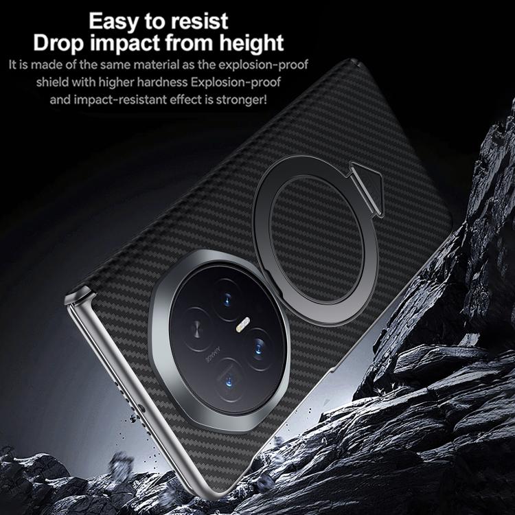For Honor Magic V6 SULADA Kevlar Texture MagSafe Magnetic Holder Phone Case
