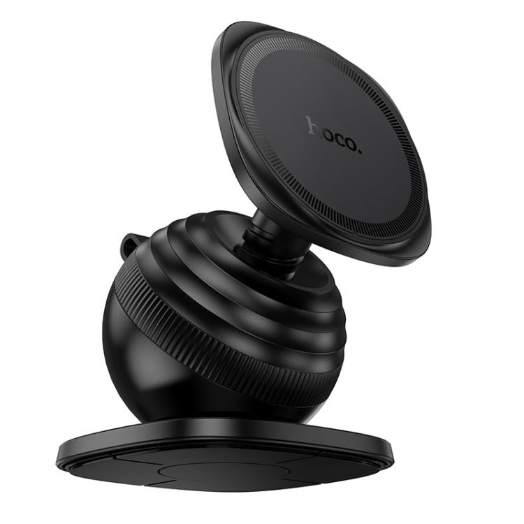 hoco H103 Daisy Ring Magnetic Car Center Console Phone Holder - Black
