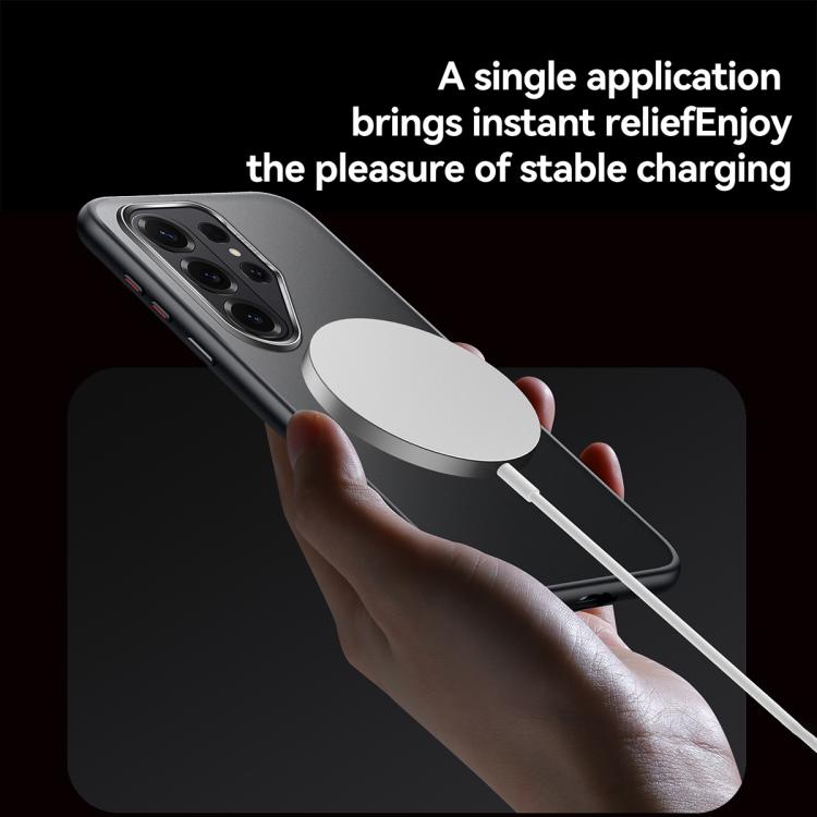 For Samsung Galaxy S26 Ultra 5G SULADA Light Sand MagSafe Magnetic PC Hybrid TPU Phone Case