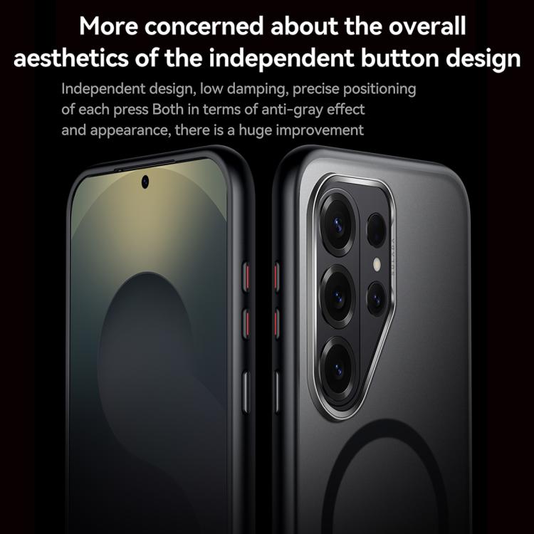 For Samsung Galaxy S26+ 5G SULADA Light Sand MagSafe Magnetic PC Hybrid TPU Phone Case