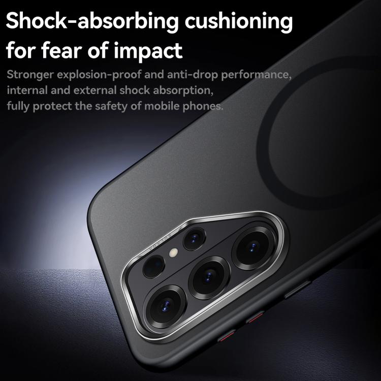 For Samsung Galaxy S26+ 5G SULADA Light Sand MagSafe Magnetic PC Hybrid TPU Phone Case