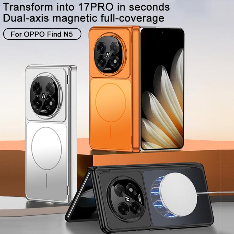 For OPPO Find N5 GKK Change to 17 Series Dual Axis Magnetic Phone Case