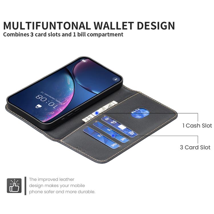 For Redmi Tubo 5 Max / Poco X8 Pro Max Magnetic Buckle Leather Phone Case