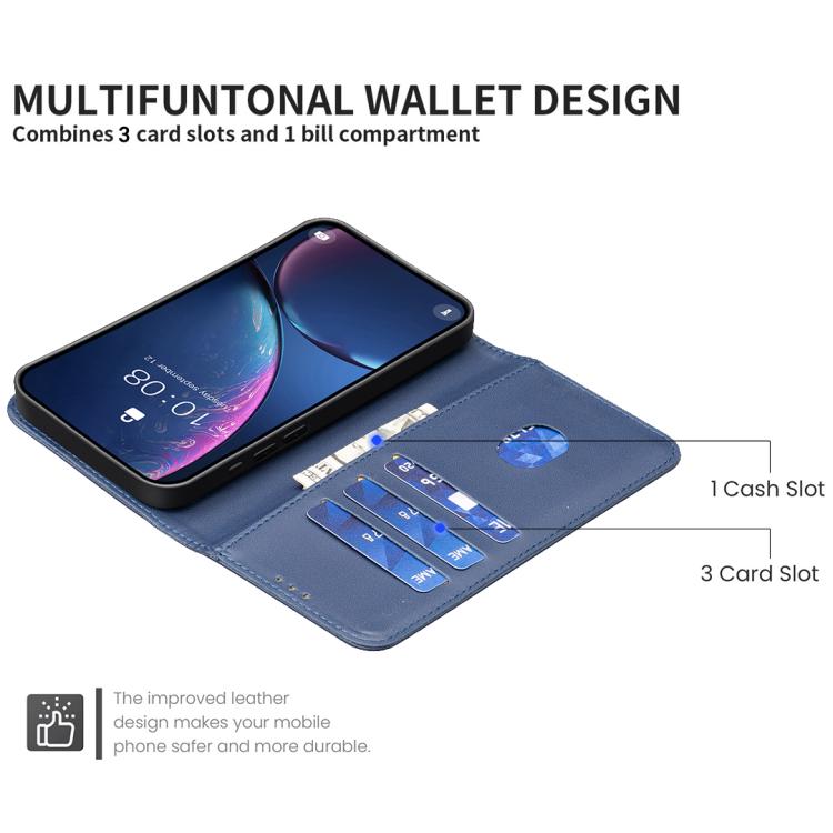 For Redmi Tubo 5 Max / Poco X8 Pro Max Magnetic Buckle Leather Phone Case