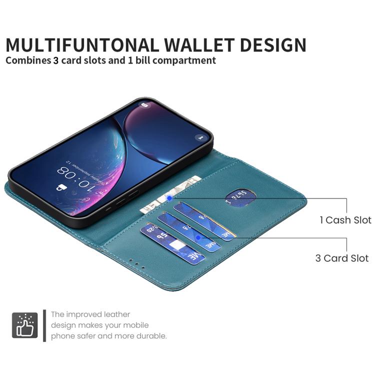 For Redmi Tubo 5 Max / Poco X8 Pro Max Magnetic Buckle Leather Phone Case