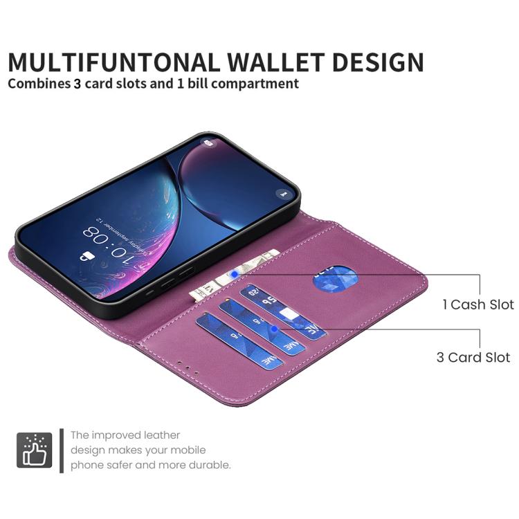For Redmi Tubo 5 Max / Poco X8 Pro Max Magnetic Buckle Leather Phone Case