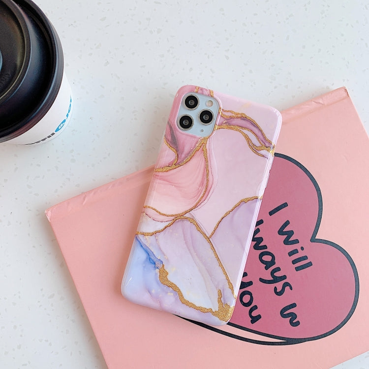 For iPhone 11 Irregular Marble Pattern Shockproof Protective Case