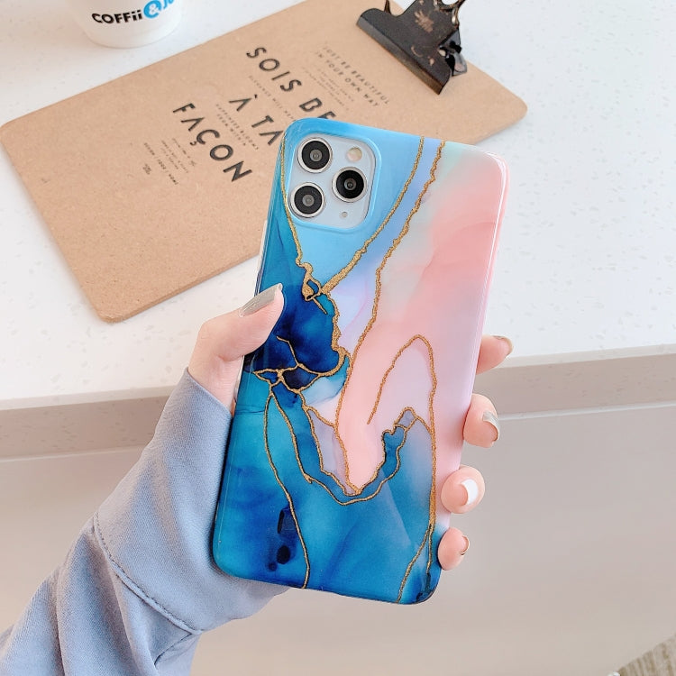 For iPhone 11 Pro Irregular Marble Pattern Shockproof Protective Case