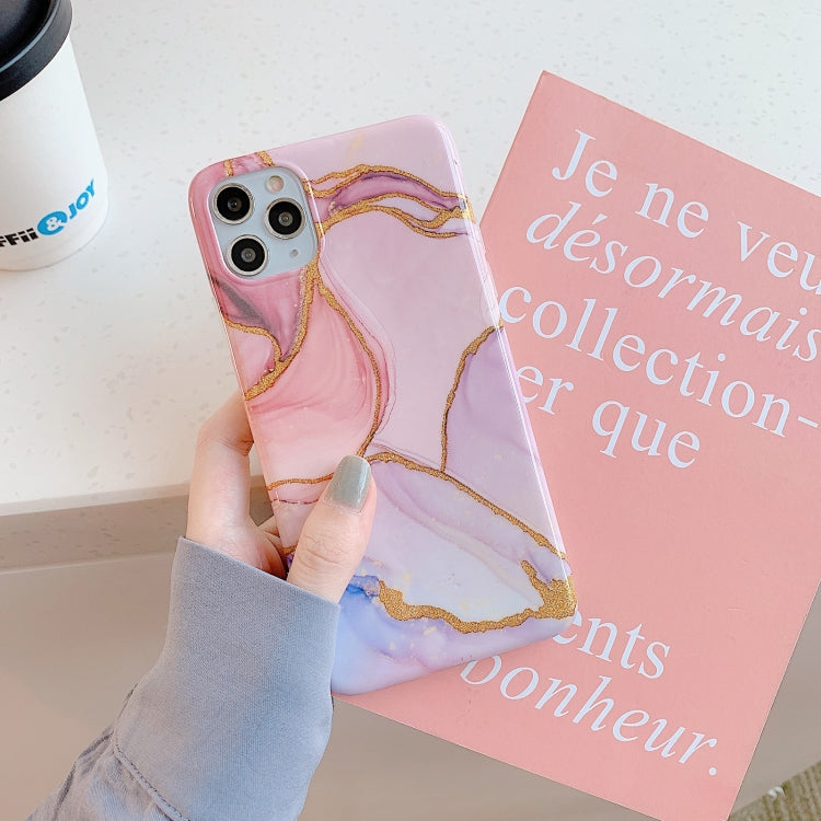 For iPhone 11 Pro Irregular Marble Pattern Shockproof Protective Case