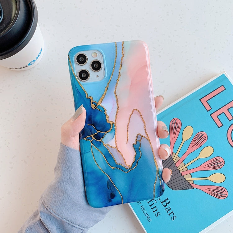 For iPhone 11 Pro Max Irregular Marble Pattern Shockproof Protective Case