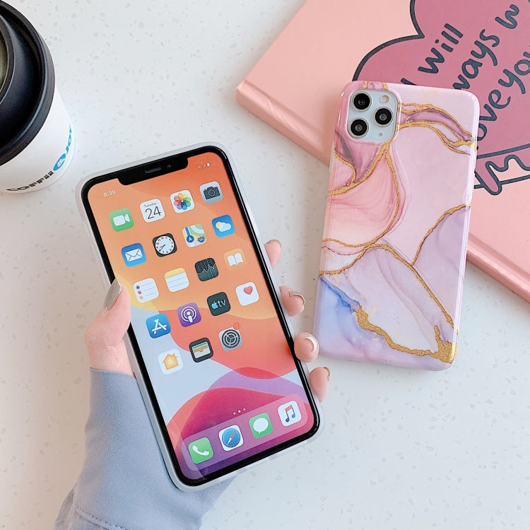 For iPhone 11 Pro Max Irregular Marble Pattern Shockproof Protective Case