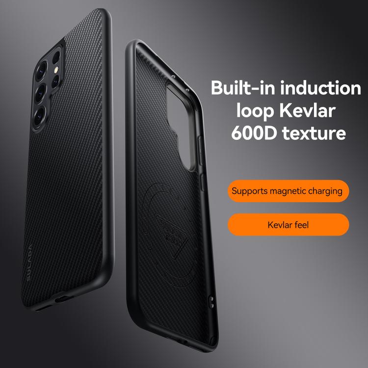 For Samsung Galaxy S26 Ultra 5G SULADA 600D Kevlar Texture PC Shockproof Phone Case