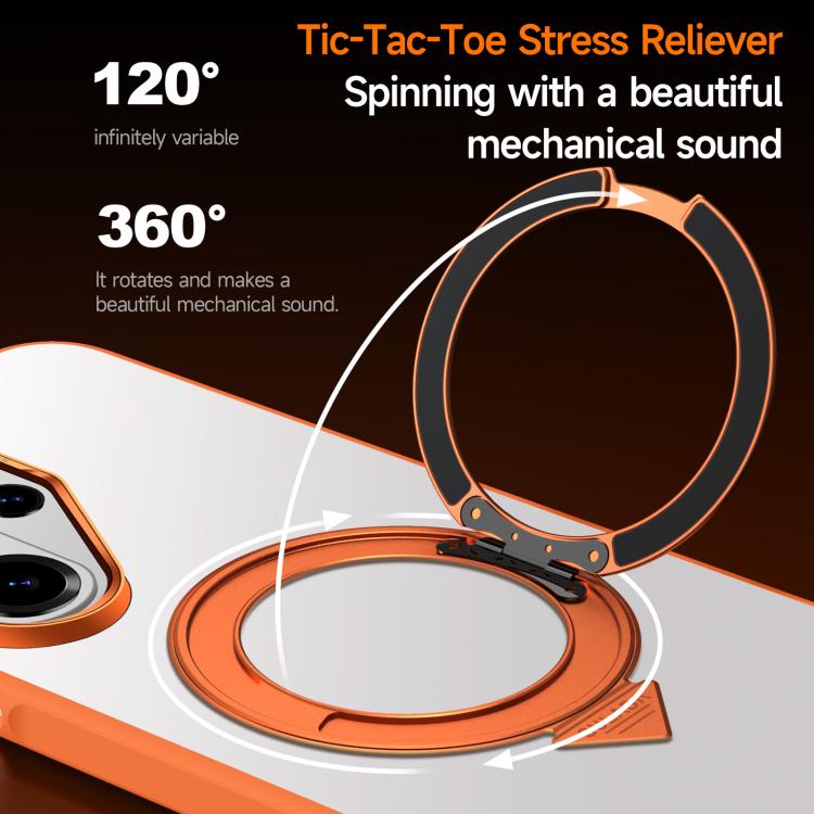 For Samsung Galaxy S26 Ultra 5G SULADA 360 Degree Rotation Holder Frosted Magnetic Phone Case