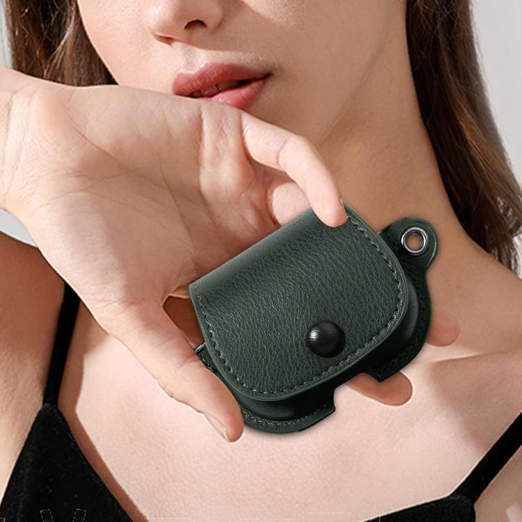For AirPods Pro 2 / 1 XDcase Backpack Style PU Leather Earphone Protective Case with Carabiner