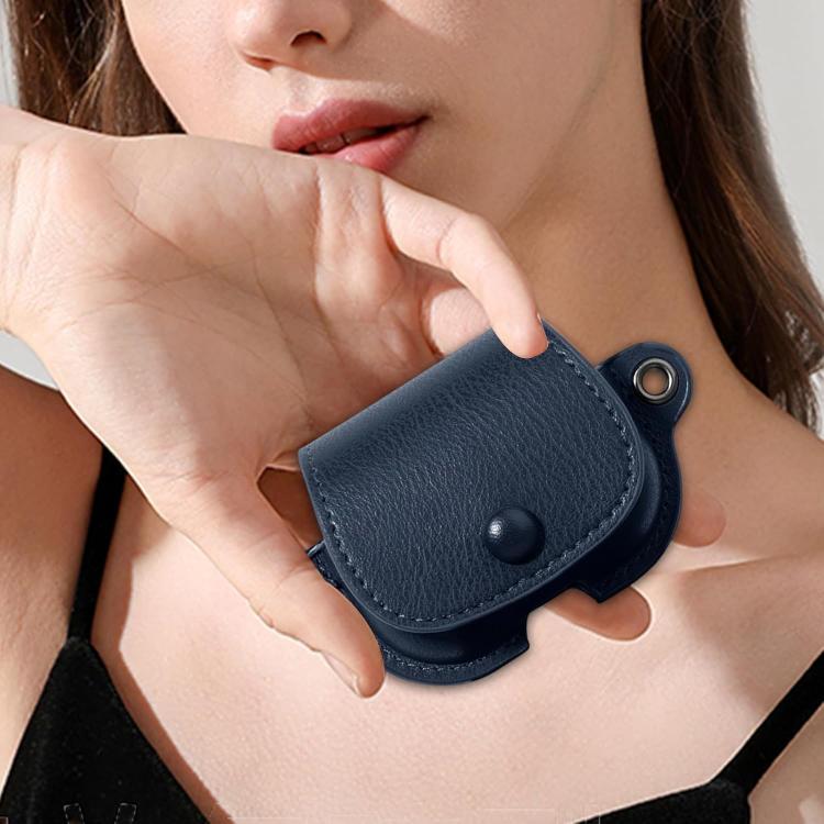 For AirPods Pro 2 / 1 XDcase Backpack Style PU Leather Earphone Protective Case with Carabiner