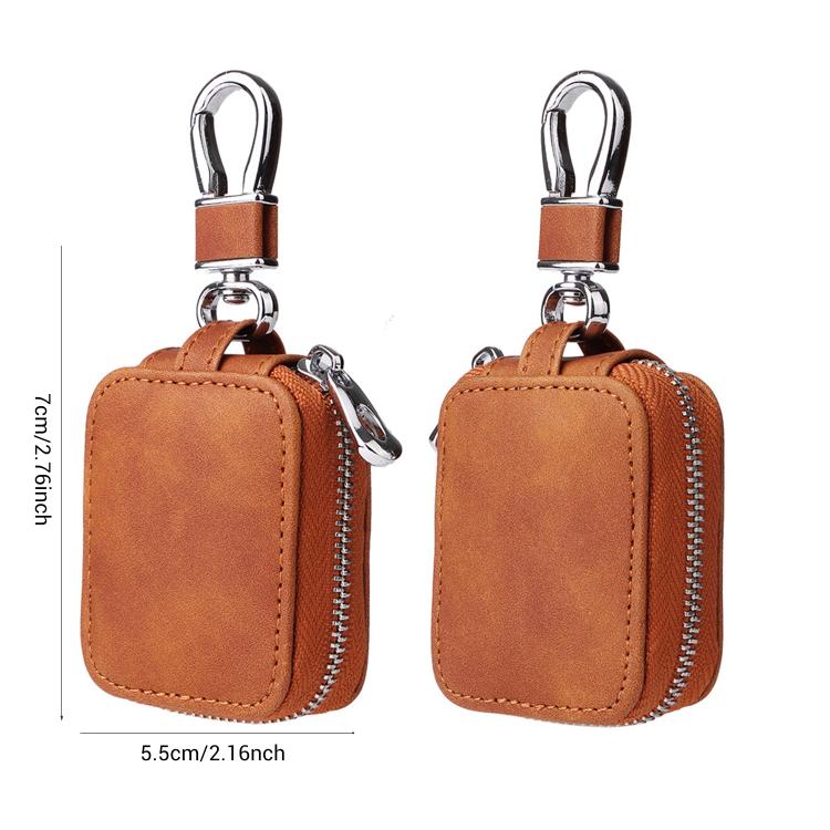 XDcase Universal PU Leather Earphone Protective Case with Hook For AirPods Pro 3/2/1 / Buds3/4 Pro