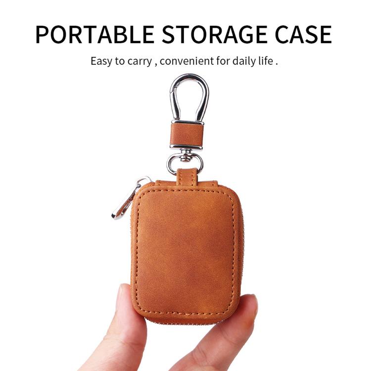 XDcase Universal PU Leather Earphone Protective Case with Hook For AirPods Pro 3/2/1 / Buds3/4 Pro