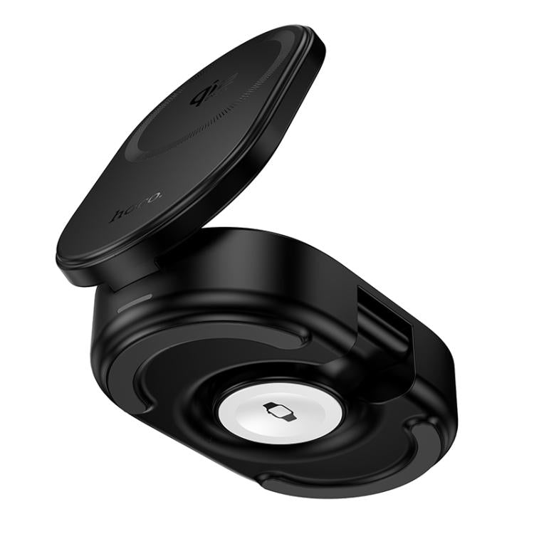 hoco CQ23 Pole Qi2.2 3-in-1 Magnetic Wireless Fast Charger - Black