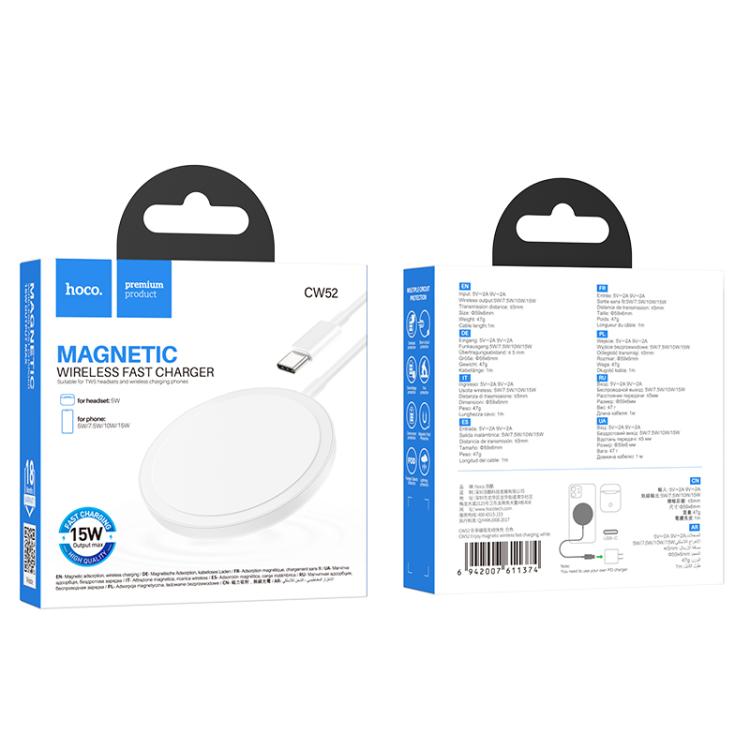 hoco CW52 Enjoy Magnetic Wireless Fast Charging