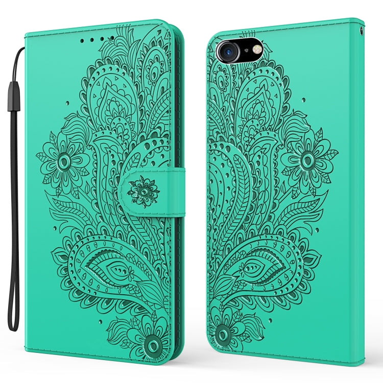 For iPhone 6 Peacock Embossed Pattern Horizontal Flip Leather Case with Holder & Card Slots & Wallet & Lanyard