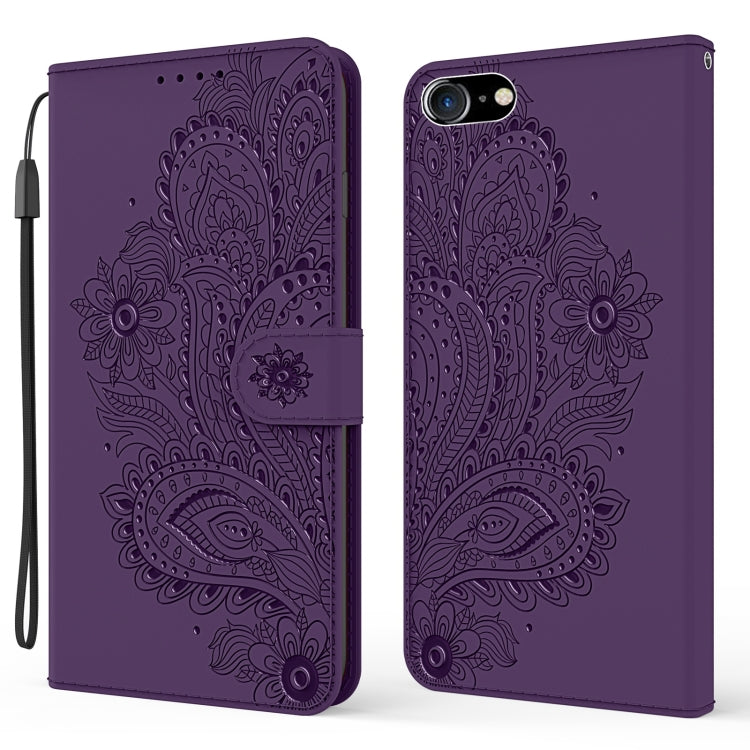 For iPhone 6 Peacock Embossed Pattern Horizontal Flip Leather Case with Holder & Card Slots & Wallet & Lanyard